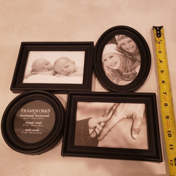 Frameworks 4 picture black frame - Picture 7 of 10